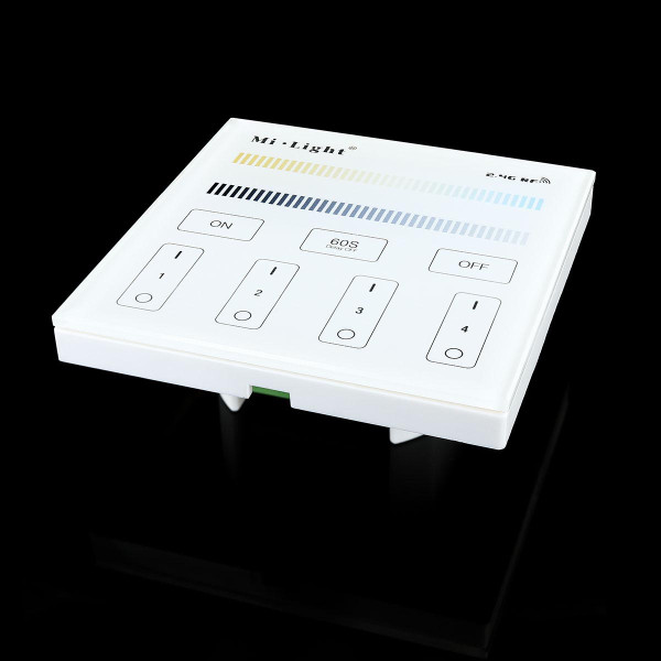 Панель управления Mi-light CCT Touch контроллер 2,4G RF 4 зоны T2 (TL2), 100014061