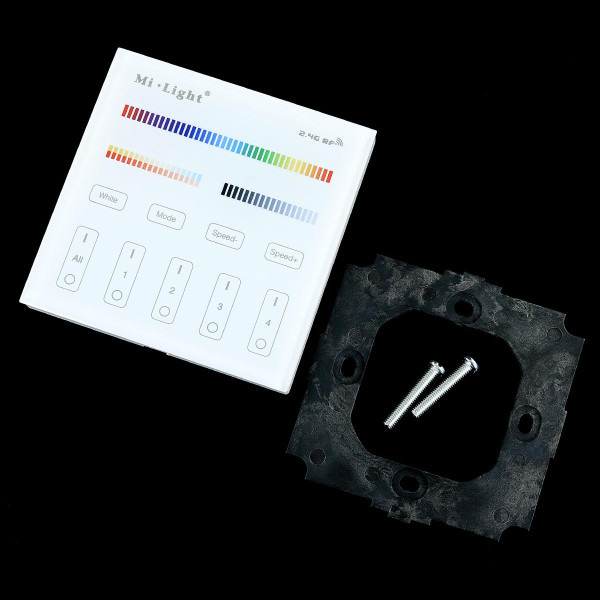 Панель управління Mi-light RGB/RGBW/CCT Touch контролер 2,4G RF 4 зони T4 (TL4) , 100014065