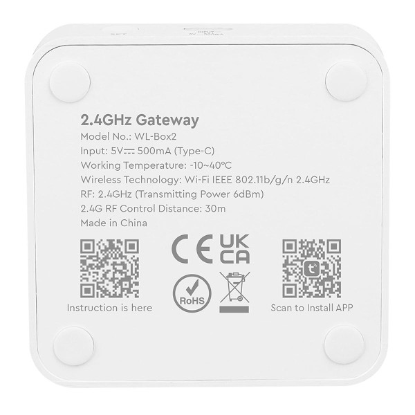 Репитер Mi-light Wi-Fi Box v.2 беспроводное управление 2,4G Android and iOS DC 5 V 500mA (WL-Box 2), 100024045