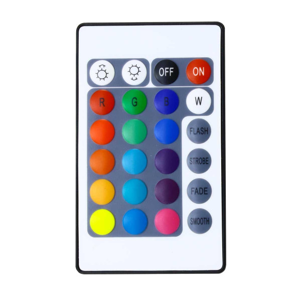 Контроллер RGB OEM 6A 72W DC 12V, ИК пульт д/у (6А-IR-24 кнопки), 100000163