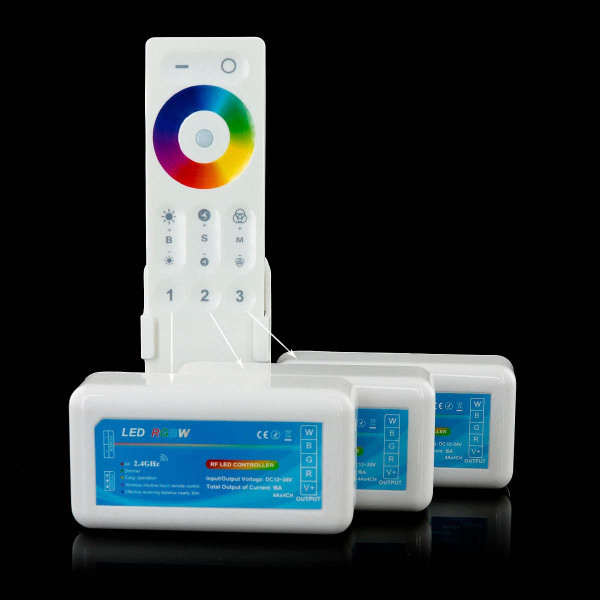 Пульт д/к OEM C-REM-2.4g-Touch-3 zone для контроллера RGBW(C-REM-2.4g-Touch-3 zone) , 100012276