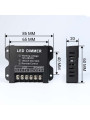 Диммер OEM 30A RF пульт д/у 23 кнопки DC 12-48V (10А 3 канала) черный (D-30A-RF23-B), 100025595