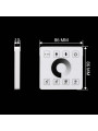 Диммер OEM 30A Touch DC5-24V (15А 2 канал) белый (D-30A-Touch-V2-W), 100025594