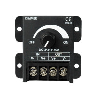 Димер OEM DC 12-24V (30А 1канал)(D-30-Manual-B)
