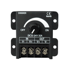 Диммер OEM DC 12-24V (30А 1канал)(D-30-Manual-B)