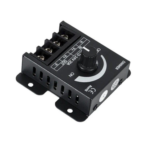 Диммер OEM DC 12-24V (30А 1канал)(D-30-Manual-B), 100025592