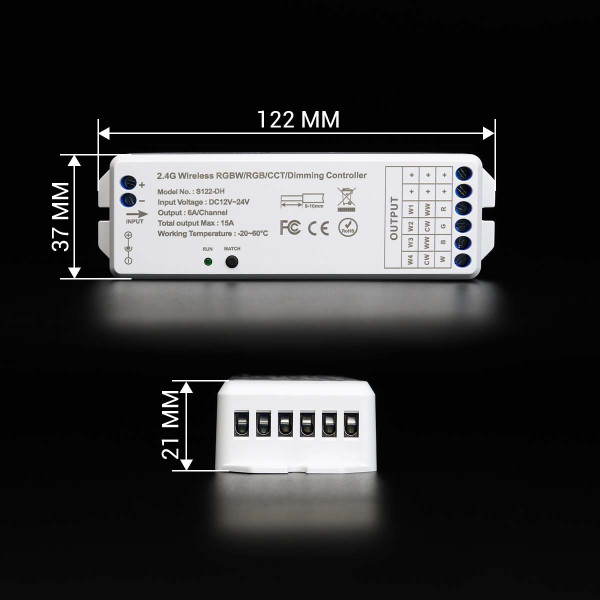 Контроллер універсальний 15A 2,4G RGB/dim (U-R-01-15A-2,4G), 100023403