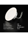 Світильник світлодіодний Biom VL 230V 3W 4500K IP20 білий (VL-R3W-4-W) , 100025752