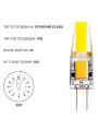 Светодиодная лампа Biom JC 3.5W 330Lm 3000K 220V G4 Clear (BG4-3,5-22-3-S), 100001324