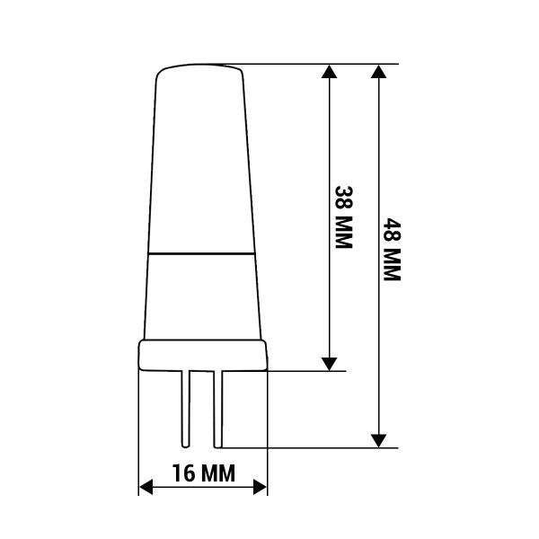 Светодиодная лампа Biom JC 5W 450Lm 3000K 220V G4 Clear (BG4-5-22-3-S), 100010035