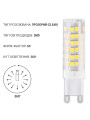 Светодиодная лампа Biom JC 7W 630Lm 4500K 220V G9 Clear (BG9-7-4-Cr), 100001371