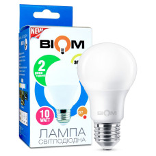 Светодиодная лампа Biom A60 10W 900Lm 3000K 220V E27 Frosted (BT-509)