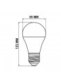 Светодиодная лампа Biom A60 15W 1350Lm 3000K 220V E27 Frosted (BT-515), 100001433