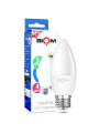 Світлодіодна лампа Biom C37 4W 360Lm 3000K 220V E27 Frosted (BT-547) , 100001421