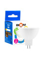 Светодиодная лампа Biom MR16 7W 630Lm 3000K 220V GU5.3 Frosted (BT-561), 100005425