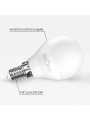 Світлодіодна лампа Biom G45 7W 630Lm 3000K 220V E14 Frosted (BT-565) , 100001419