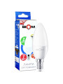 Світлодіодна лампа Biom C37 7W 630Lm 4500K 220V E14 Frosted (BT-570) , 100001428