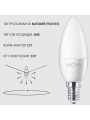 Світлодіодна лампа Biom C37 7W 630Lm 4500K 220V E14 Frosted (BT-570) , 100001428