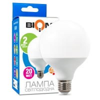 Светодиодная лампа Biom G95 20W 1600Lm 4500K 220V E27 Frosted (BT-591)