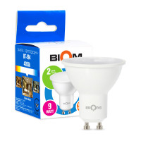 Світлодіодна лампа Biom MR16 9W 810Lm 4500K 220V GU10 Frosted (BT-594)