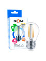 Светодиодная лампа Biom филамент G45 4W 360Lm 2800-3200K 220V E27 Clear (FL-301), 100001242
