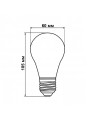Светодиодная лампа Biom филамент A60 8W 960Lm 2800-3200K 220V E27 Clear (FL-311), 100001382