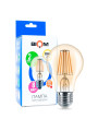 Светодиодная лампа Biom филамент A60 8W 720Lm 2300-2500K 220V E27 Clear (Amber) (FL-411), 100012272