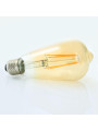 Светодиодная лампа Biom филамент ST-64 8W 720Lm 2300-2500K 220V E27 Clear (Amber) (FL-418), 100013457