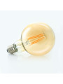 Светодиодная лампа Biom филамент G95 8W 720Lm 2300-2500K 220V E27 Clear (Amber) (FL-420), 100013458