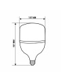 Светодиодная лампа Biom T110 40W 4400Lm 6500K 220V E27 Frosted (HP-40-6), 100015454
