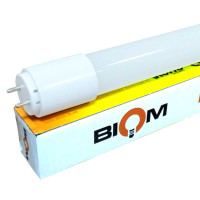 Светодиодная лампа Biom T8 9W 810Lm 6200K 220V G13 Frosted (T8-GL-600-9W-6200)