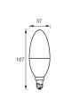 Светодиодная лампа LEDVANCE Smart WI-FI B40 5W 470Lm 2700-6500K 230V E14 Матовый (Frosted) (4058075485556), 100024164