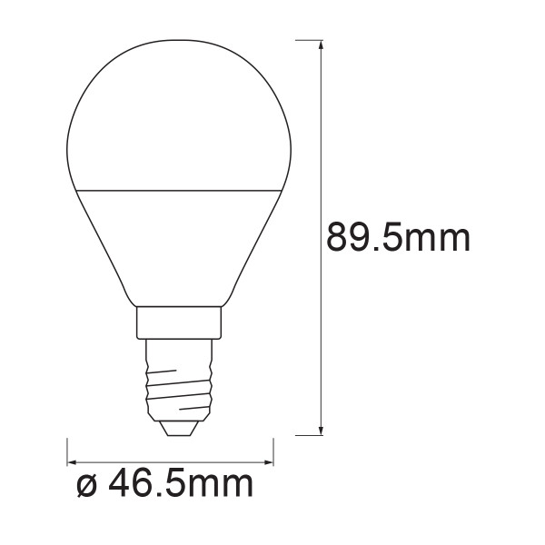Светодиодная лампа LEDVANCE Smart WI-FI P40 5W 470Lm RGBW + 2700-6500K 230V E14 Матовый (Frosted) (4058075485631), 100024163