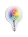 Светодиодная лампа LEDVANCE Smart WI-FI Globe G125 4,5W 300Lm RGBW + 2700K 230V E27 Прозрачный (Clear) (4058075609938), 100024168