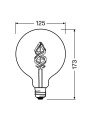 Светодиодная лампа LEDVANCE Smart WI-FI Globe G125 4,5W 300Lm RGBW + 2700K 230V E27 Прозрачный (Clear) (4058075609938), 100024168