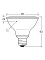 Светодиодная лампа LEDVANCE LED Reflector DIM PAR30 10W 633Lm 2700K 230V E27 Рефлектор (4099854071195), 100024129