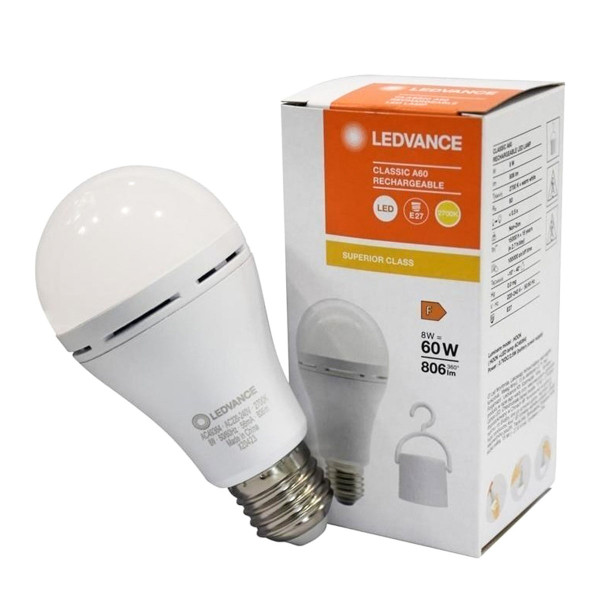 Светодиодная лампа LEDVANCE LED Classic With Added Function A60 8W 806Lm 2700K 230V E27 Матовый (Frosted) (4099854102417), 100024081