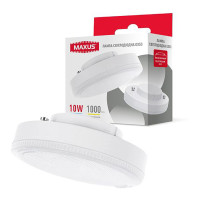 Светодиодная лампа MAXUS AR111 10W 1000Lm 4100K 220V GX53 Frosted (1-GX53-10W)