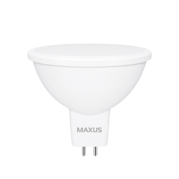 Светодиодная лампа MAXUS MR16 7W 735Lm 4100K 220V GU5.3 Frosted (1-LED-722), 100014340