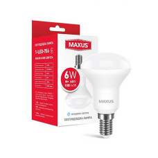 Светодиодная лампа MAXUS R50 6W 600Lm 4100K 220V E14 Frosted (1-LED-756)