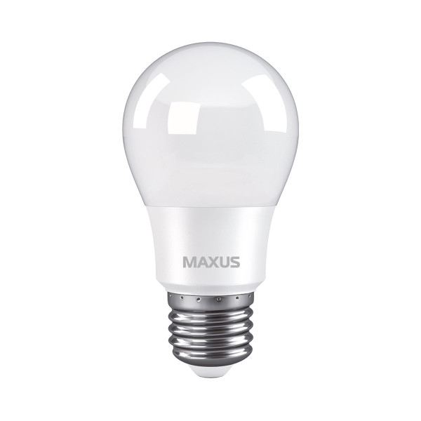 Светодиодная лампа MAXUS A55 8W 840Lm 4100K 220V E27 Frosted (1-LED-774), 100014305