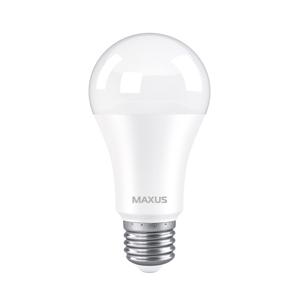 Светодиодная лампа MAXUS A60 12W 1380Lm 3000K 220V E27 Frosted (1-LED-777), 100014346