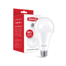 Светодиодная лампа MAXUS A80 18W 3000K 220V E27 (1-LED-783)