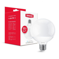 Светодиодная лампа MAXUS G95 12W 1320Lm 4100K 220V E27 Frosted (1-LED-792)