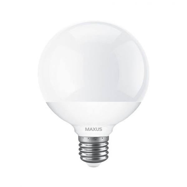 Светодиодная лампа MAXUS G95 12W 1320Lm 4100K 220V E27 Frosted (1-LED-792), 100021175