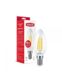 Светодиодная лампа MAXUS филамент C37 FM 7W 840Lm 2700K 220V E14 Clear (1-MFM-733), 100020346
