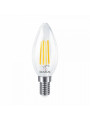 Светодиодная лампа MAXUS филамент C37 FM 7W 840Lm 2700K 220V E14 Clear (1-MFM-733), 100020346