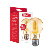 Светодиодная лампа MAXUS филамент A60 8W 920Lm 2700K 220V E27 Golden (1-MFM-761)