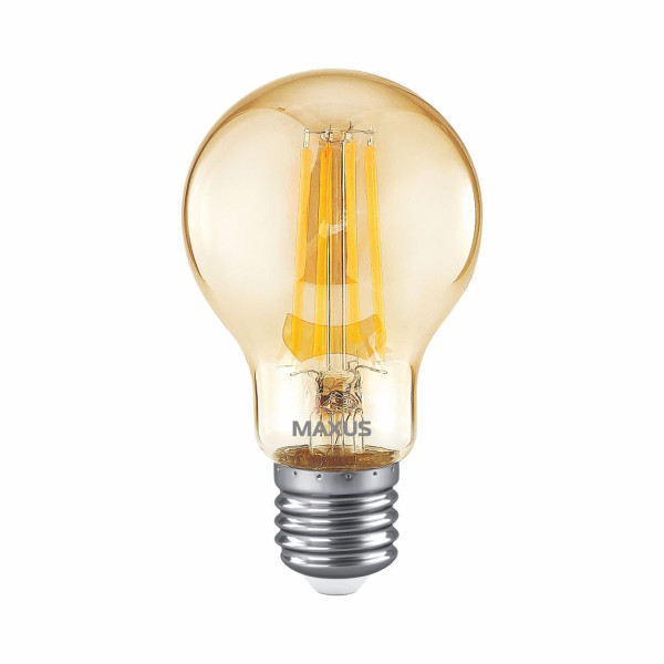 Светодиодная лампа MAXUS филамент A60 8W 920Lm 2700K 220V E27 Golden (1-MFM-761), 100020342