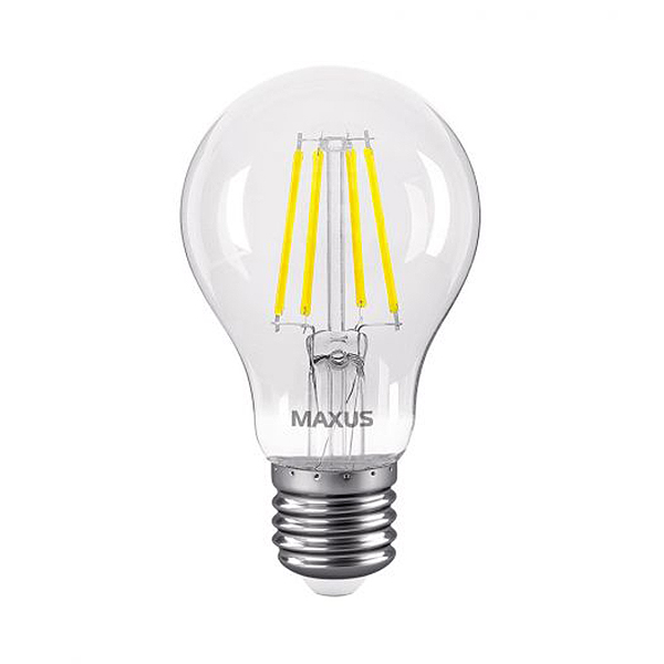 Светодиодная лампа MAXUS филамент A60 8W 920Lm 2700K 220V E27 Clear (1-MFM-763), 100023497
